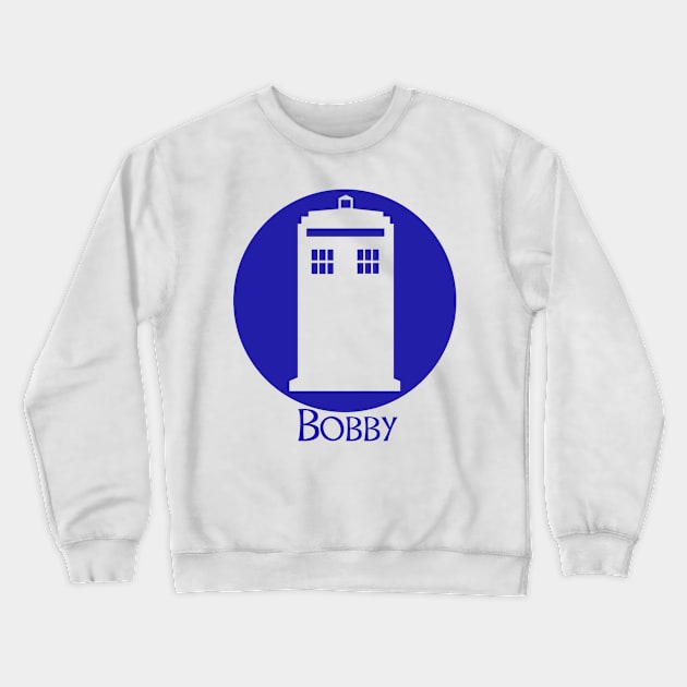 Police Box - Bobby Crewneck Sweatshirt by Thedustyphoenix